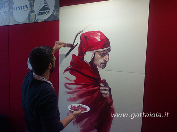 Gabriele dell'Otto al lavoro al Family Palace