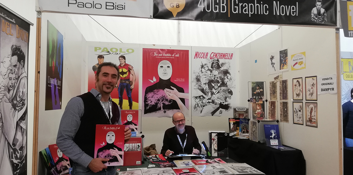 Lucca Comics, Padiglione Napoleone, stand 305 - 40GB editore