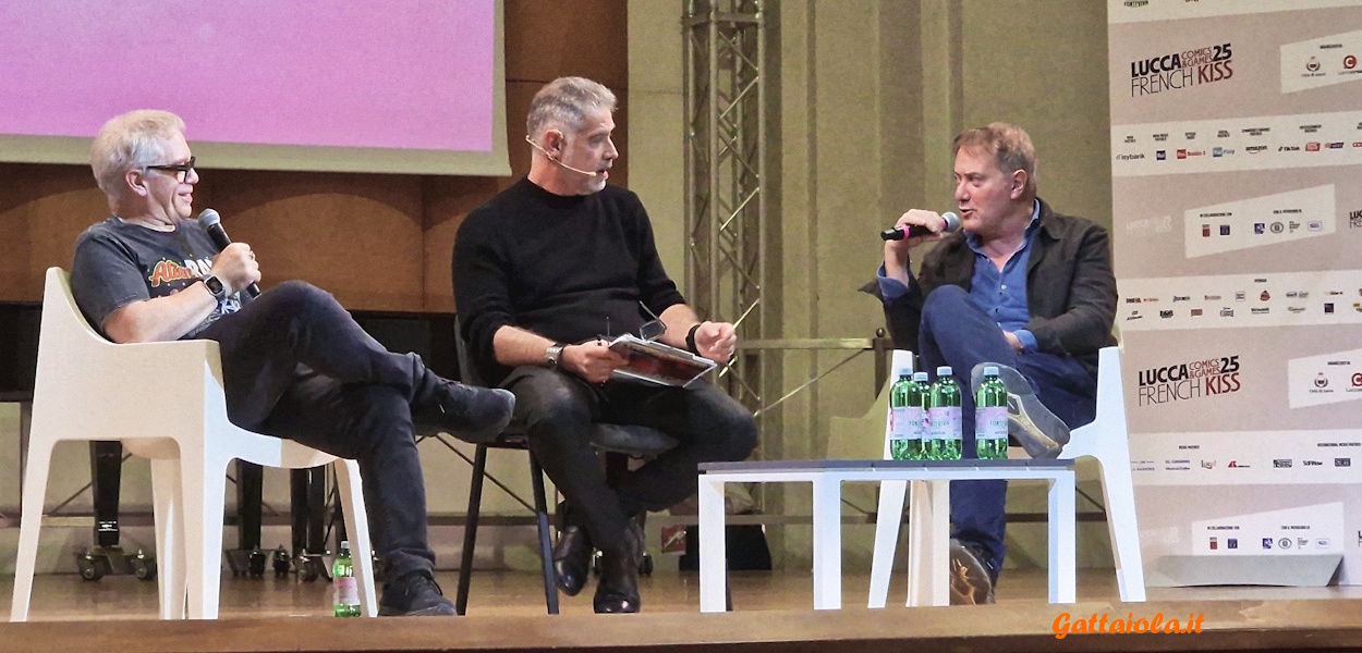 Corrado Guzzanti e Massimo Marzocca a Lucca Comics & Games 2025