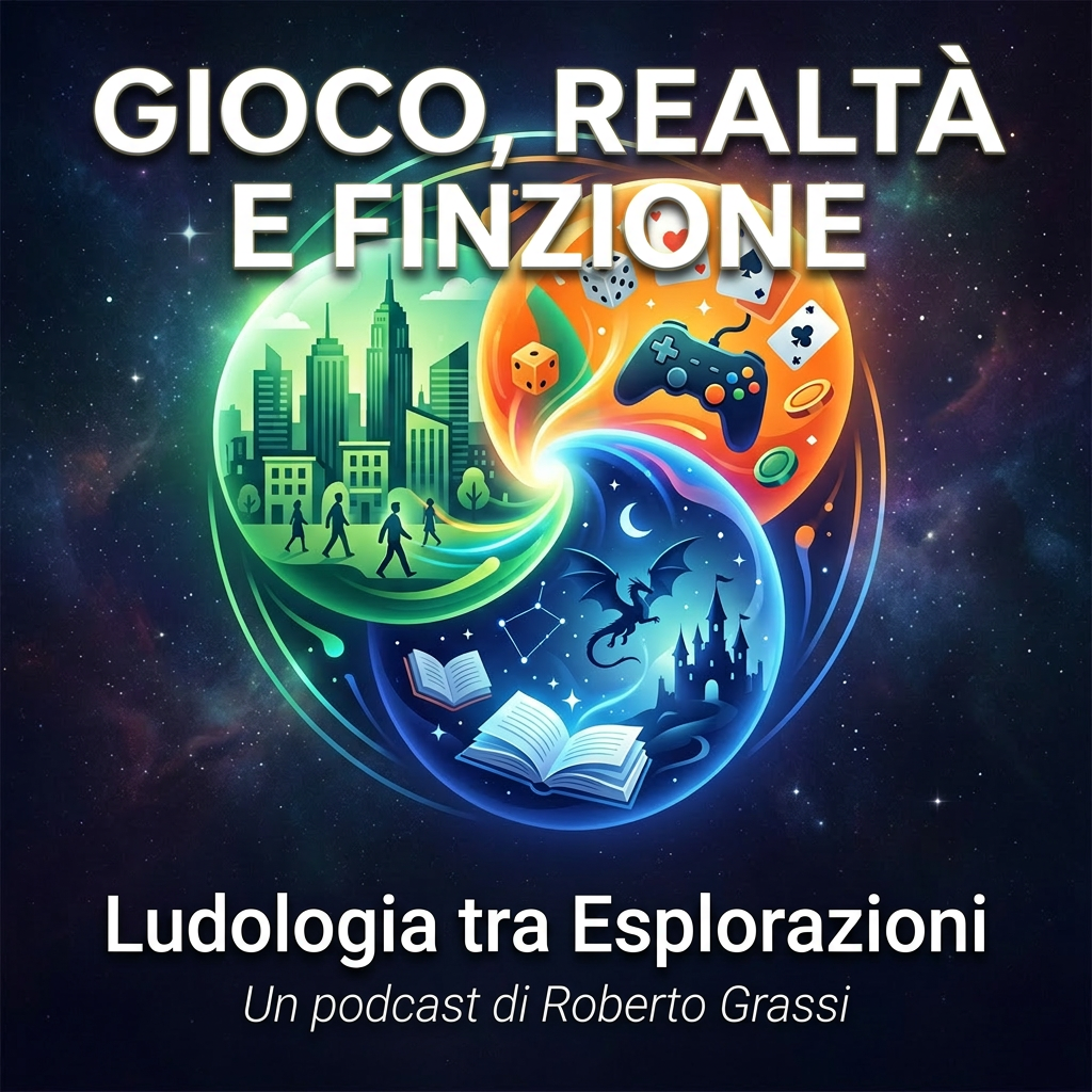 Gioco, Realtà e Finzione. Immagine del podcast di Roberto Grassi