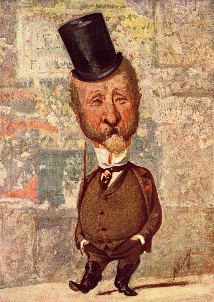 Caricatura Carlo Lorenzini Collodi